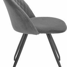 Jedálenská stolička Harper (SET 2 ks), šedá - 2