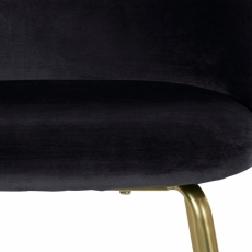 Jedálenská stolička Harrie (SET 2 ks), čierna - 4