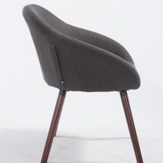 Jedálenská stolička Harry textil, nohy orech - 11