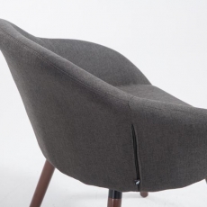Jedálenská stolička Harry textil, nohy orech - 14