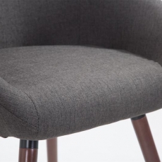Jedálenská stolička Harry textil, nohy orech - 15