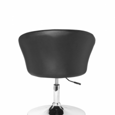 Jedálenská stolička Hawai, syntetická koža, čierna - 6