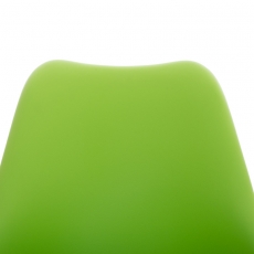 Jedálenská stolička Heidy, zelená / čierna - 2