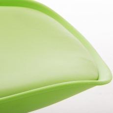 Jedálenská stolička Heidy, zelená / čierna - 5