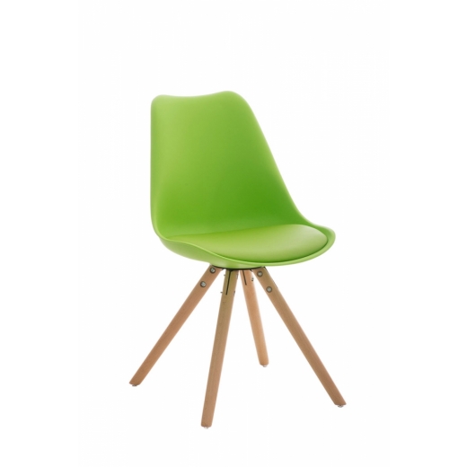 Jedálenská stolička Heidy, zelená - 1