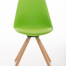 Jedálenská stolička Heidy, zelená - 2