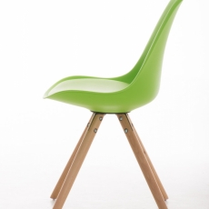 Jedálenská stolička Heidy, zelená - 3