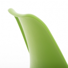 Jedálenská stolička Heidy, zelená - 5