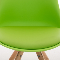 Jedálenská stolička Heidy, zelená - 6