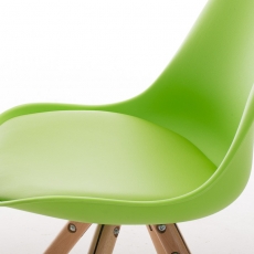 Jedálenská stolička Heidy, zelená - 7
