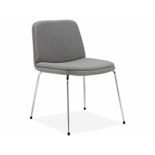 Jedálenská stolička Hiena (Súprava 2 ks), sivá - 1