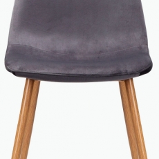 Jedálenská stolička Ines (SET 4 ks), antracitová - 3