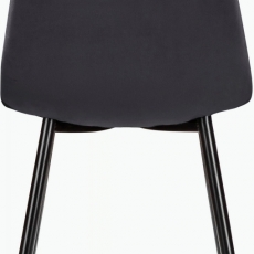 Jedálenská stolička Ines (SET 4 ks), antracitová - 4