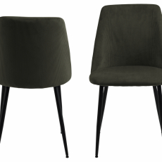 Jedálenská stolička Ines (SET 4 ks), olivová - 4