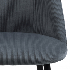 Jedálenská stolička Ines (SET 4 ks), šedá - 4