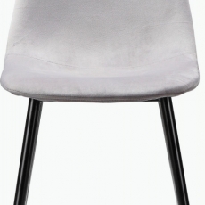Jedálenská stolička Ines (SET 4 ks), šedá - 3