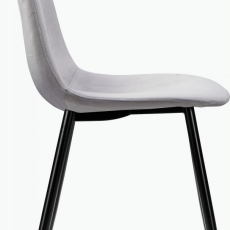 Jedálenská stolička Ines (SET 4 ks), šedá - 2