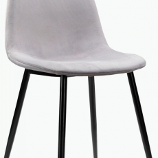 Jedálenská stolička Ines (SET 4 ks), šedá - 1