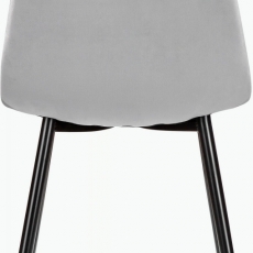 Jedálenská stolička Ines (SET 4 ks), šedá - 5