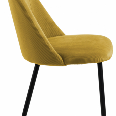 Jedálenská stolička Ines (SET 4 ks), žltá - 7