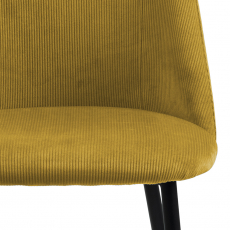 Jedálenská stolička Ines (SET 4 ks), žltá - 8