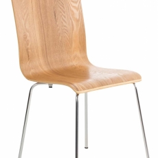 Jedálenská stolička Inga, prírodné drevo - 1