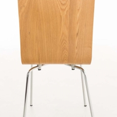 Jedálenská stolička Inga, prírodné drevo - 4