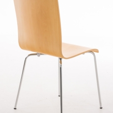 Jedálenská stolička Inga, prírodné drevo - 3