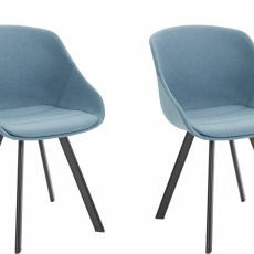 Jedálenská stolička Iskar (SET 2 ks), modrá - 3