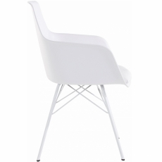 Jedálenská stolička Joe (Súprava 2 ks), biela - 3