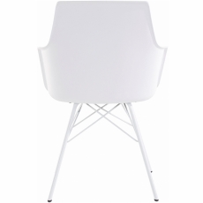 Jedálenská stolička Joe (Súprava 2 ks), biela - 4