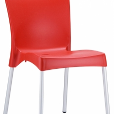 Jedálenská stolička Juliette, červená - 1