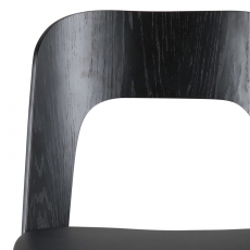 Jedálenská stolička Karlie (SET 2 ks), čierna - 6