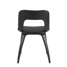 Jedálenská stolička Karlie (SET 2 ks), čierna - 5