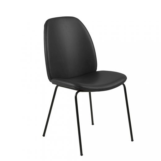 Jedálenská stolička Karmen (SET 2 ks), čierna - 1