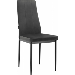 Jedálenská stolička Kelly, čierna
