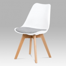 Jedálenská stolička Kim (súprava 4 ks), biela - 2