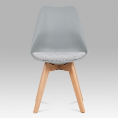 Jedálenská stolička Kim (súprava 4 ks), sivá - 4