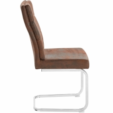 Jedálenská stolička Lagun (Súprava  2 ks), hnedá - 3