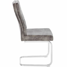 Jedálenská stolička Lagun (Súprava  2 ks), sivá - 3
