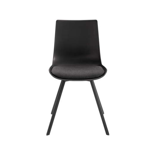 Jedálenská stolička Lalan (Súprava 2 ks), čierna - 1