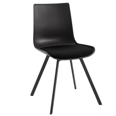 Jedálenská stolička Lalan (Súprava 2 ks), čierna - 3
