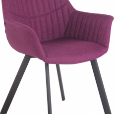 Jedálenská stolička Lancy, textil, fialová - 1