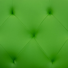 Jedálenská stolička Langford, syntetická koža, zelená - 5