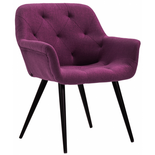 Jedálenská stolička Langford, textil, fialová - 1