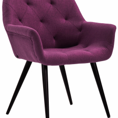 Jedálenská stolička Langford, textil, fialová - 1