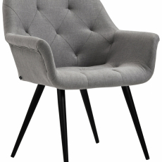 Jedálenská stolička Langford, textil, šedá - 1