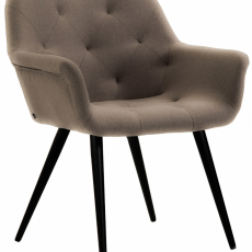 Jedálenská stolička Langford, textil, taupe - 1