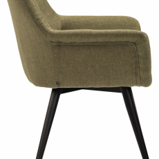 Jedálenská stolička Langford, textil, zelená - 3