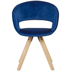Jedálenská stolička Larisa, modrá - 2